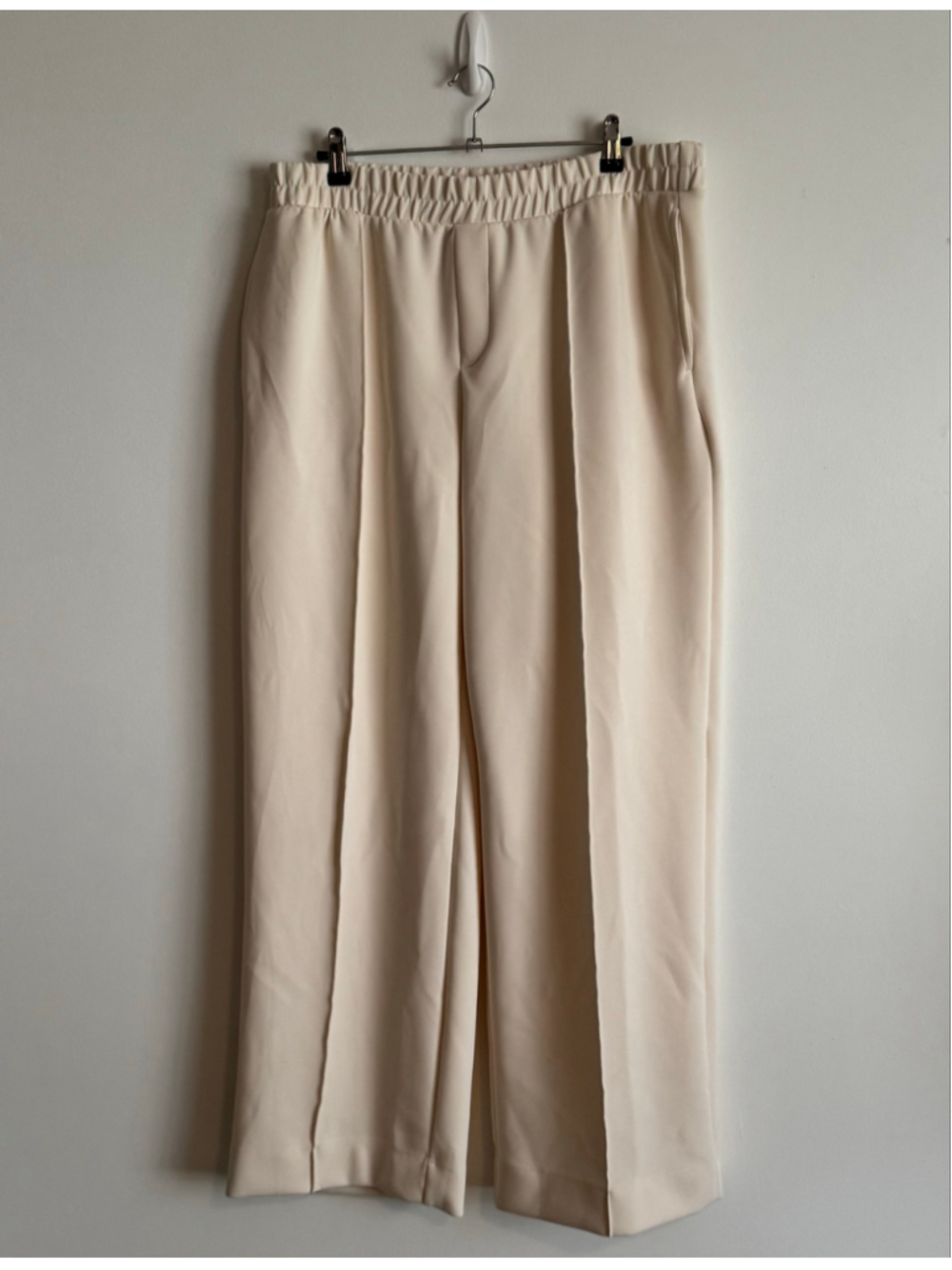Women's A New Day Wide Leg Pants Beige Size L